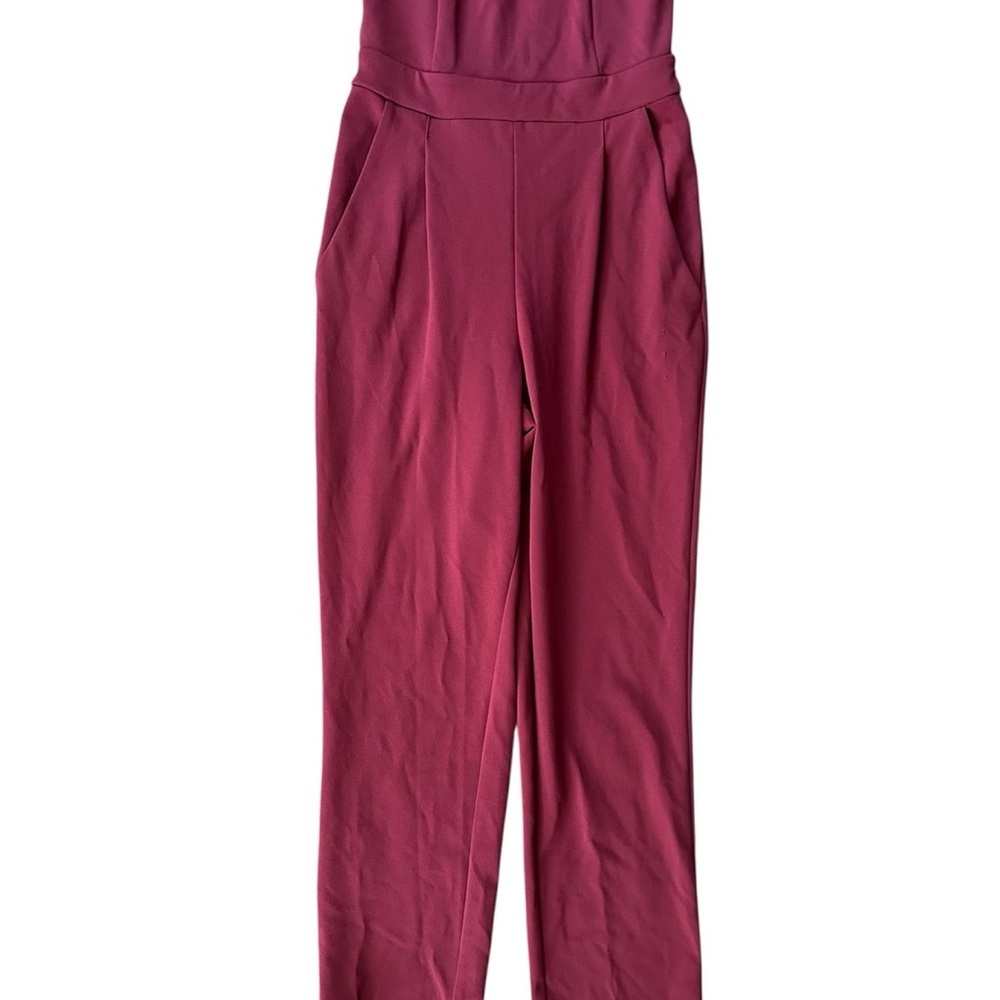 Express Chic Berry Jumpsuit